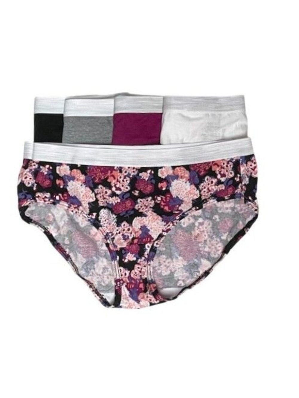Hanes Cotton Sporty Hipsters 5 Pack Size 7/LARGE